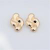 Punk Creative Four Waterdrop Personalized Geometric Smooth Drop Earrings for Women Big Geometry Hyperbole Fashion Party Jewelry