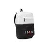 Jordan Sports Casual Large Capacity Air Logo Print Zipper Backpack Unisex Backpack Black White DA5202-100