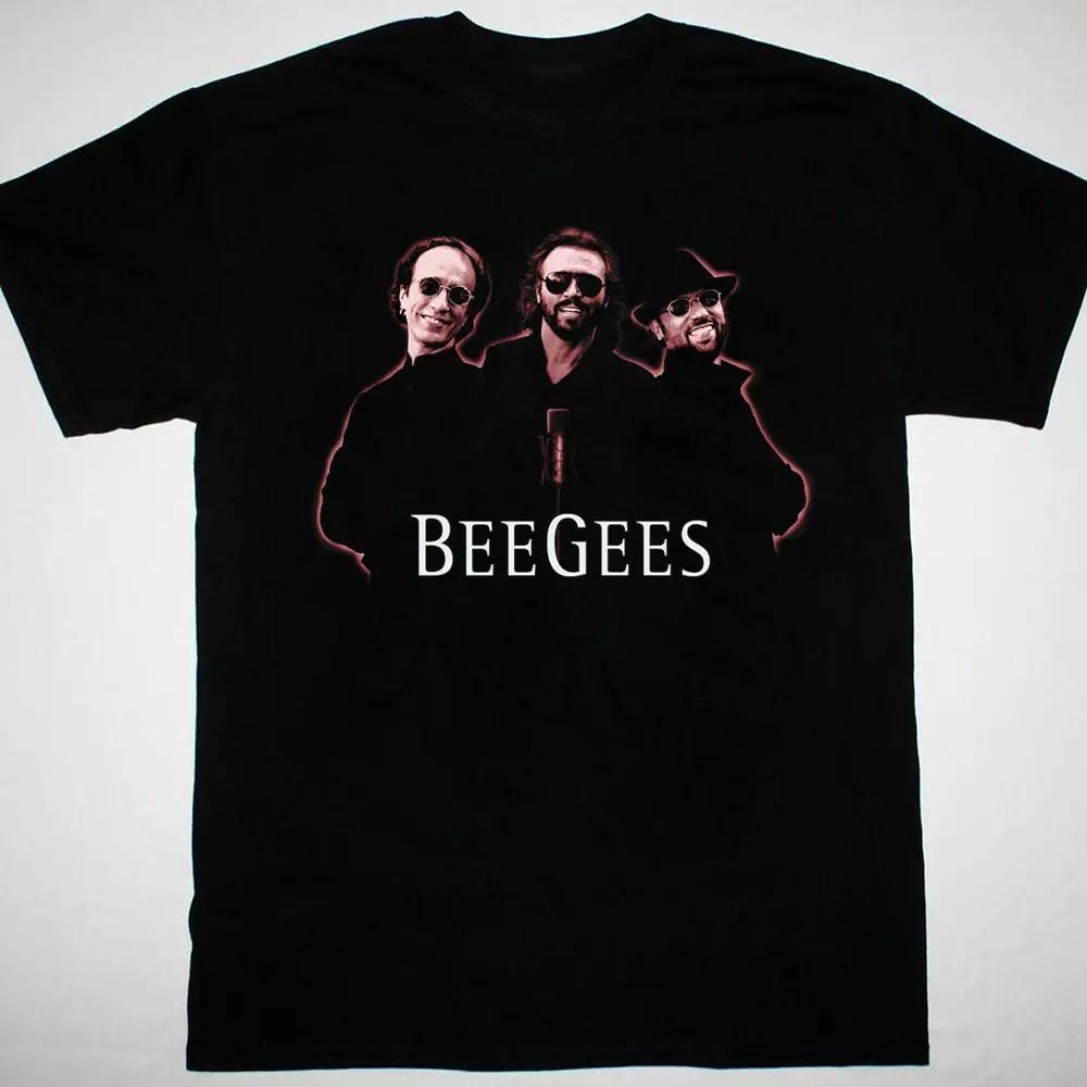 Bee Gees Band One Night Black  Full Size S-5XL Unisex T-Shirt L