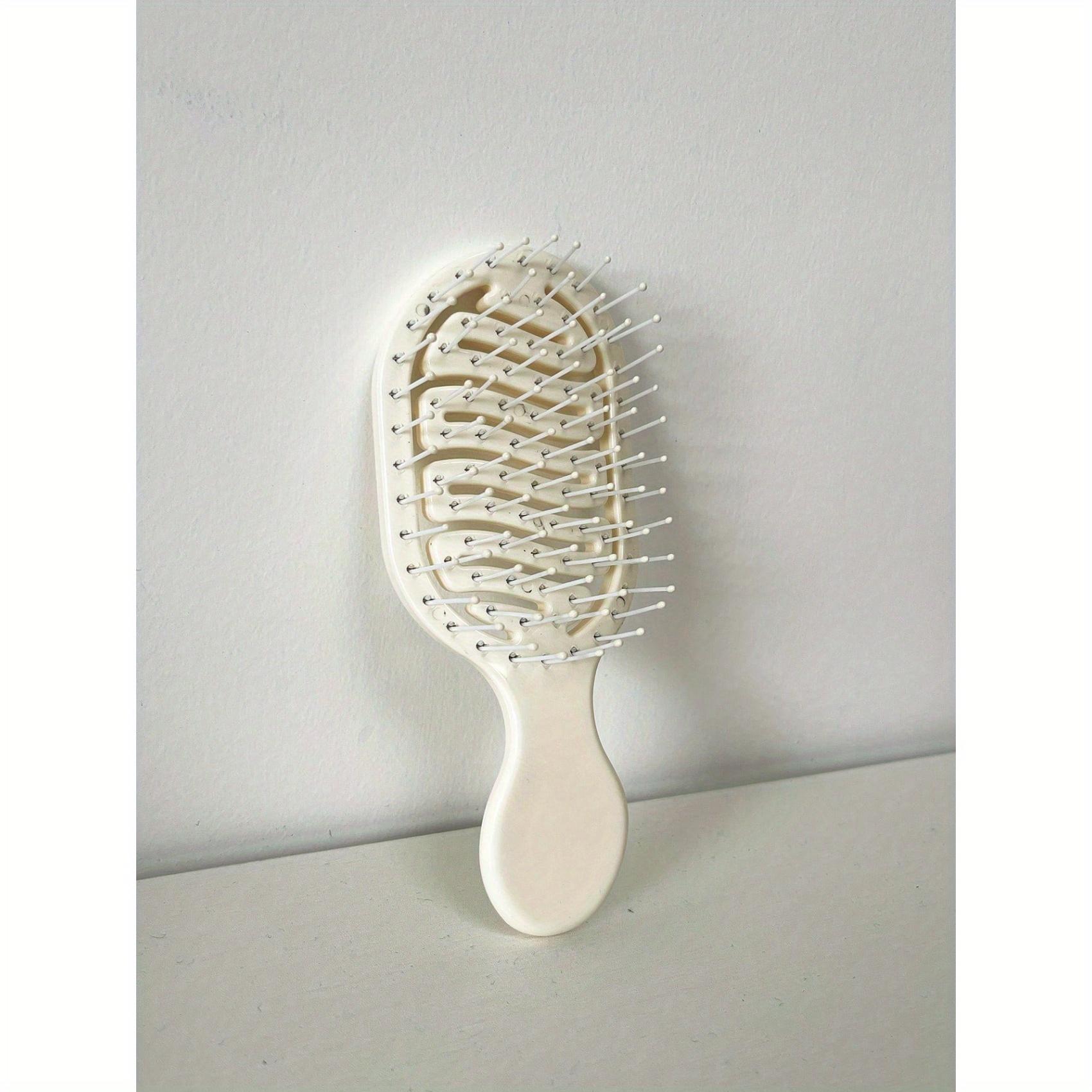 

1 шт. Мини цвета слоновой кости, полый, портативный стайлинговый гребень, расческа для волос, гребень, парикмахерские инструменты, средства и аксессуары для красоты