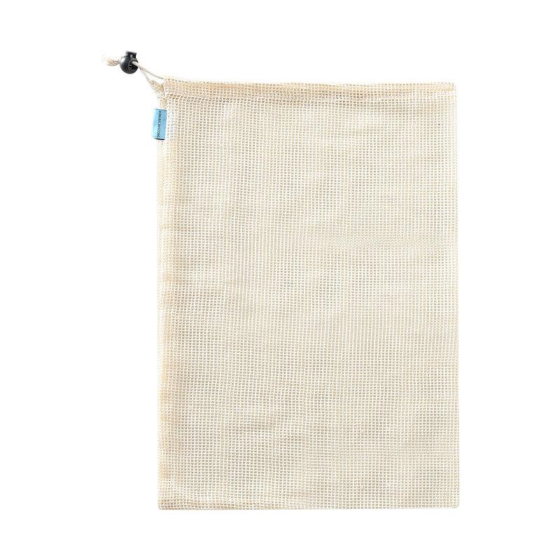 Vegetables Fruits Net Bag Drawstring Pocket Cotton Mesh Storage Pouch Shopping Bag For Daily Supermarket Use