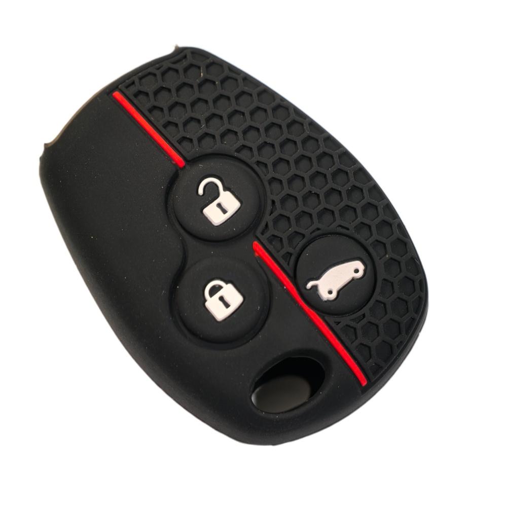 Silikon-Autoschlüsselhülle für Renault Trafic Clio Duster Logan Dacia Sandero für Nissan Terrano Almera