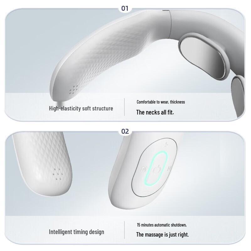 Portable Smart Neck Massager with Heat & Pulse Therapy