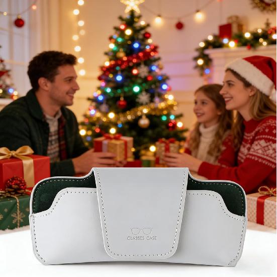 Sunglass Holder For Car Visor, Car Sunglasses Holder Leather, Eyeglasses Holder Glasses Storage Case Visor Accessories