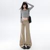 2025 Women's Retro Low-Waist Micro-Flare Jeans – Non-Clingy, Versatile, Loose Fit for Autumn