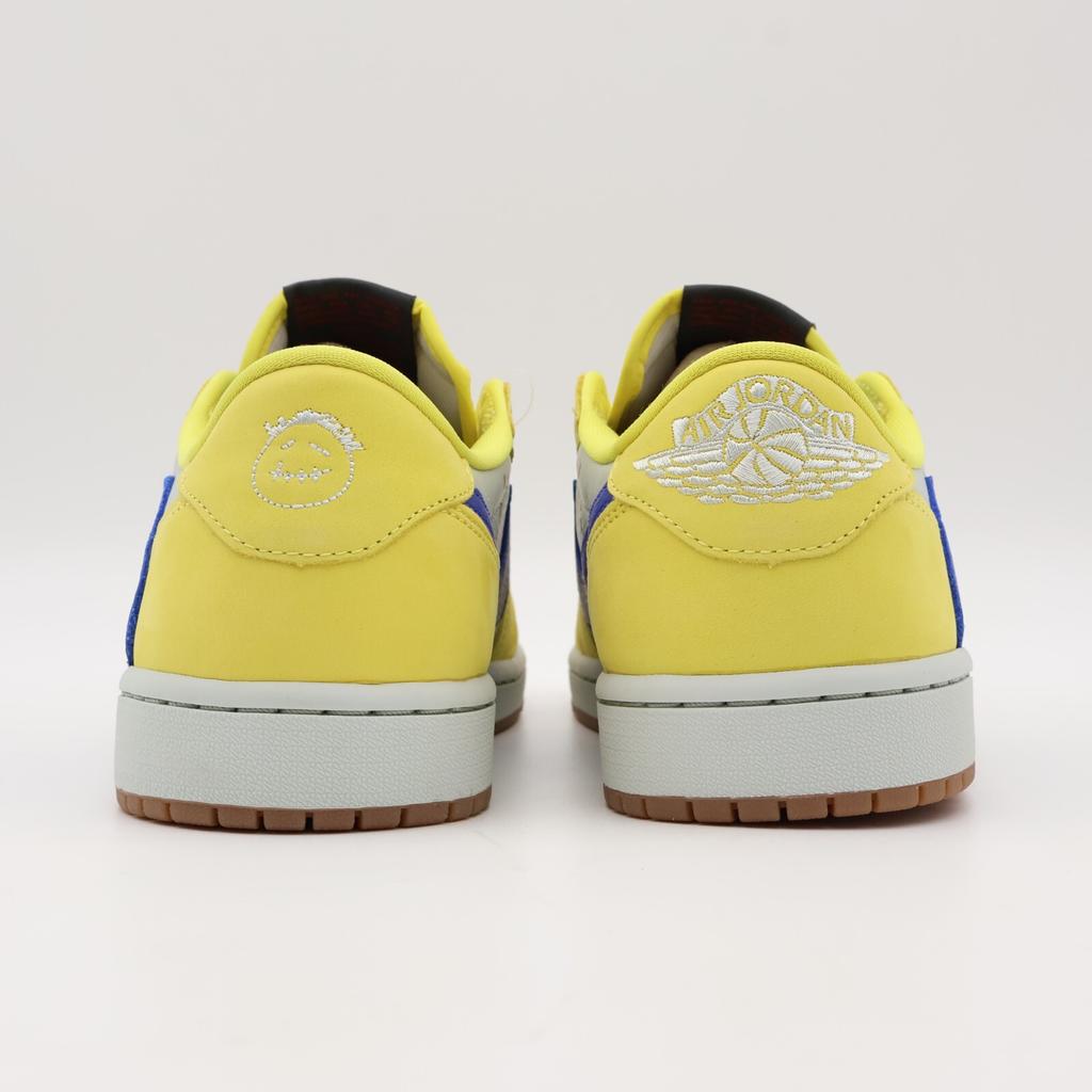 DZ4137-700 Travis Scott Nike Air Jordan 1 Retro Low OG Canary (Women's)