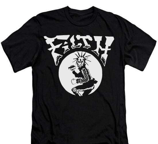 

Filth Pogo Shirt Gothic Deathrock Goth Post Punk Music Unisex Tee M