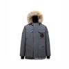 Mens Winter Parka Coat Unisex Mid-Length Down Jacket With Hood Windproof Thick Warm Outerwear Cold Weather
