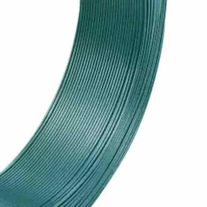 VidaXL Fil de liaison de clôture 250 m 1,6/2,5 mm Acier Vert noirâtre