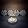 Round Silicone Mold For DIY LED Candle Holders Sturdy And Easy To Demold For Creative Homes Decors Projects