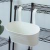 Colorful Hanging Flower Pot Detachable Double Hook Fence Plant Pot Horticultural Decoration Bonsai Flower Rack Home BalconyDecor