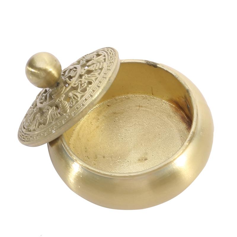 Retro Copper Incense Burner Incense Holder With Cover Twelve Chinese Zodiac Sign Censer Carving Desktop Ornament