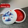Calligraphy and Painting Seal Ink - Bright Red Vermilion, 90g & 60g, with Castor Oil.