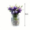 Cute Rabbit Ornament Flower Vase Decor For Car Interior