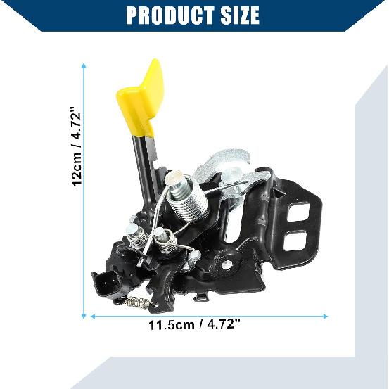 No.FR3Z-16700-A Hood Latch Assembly for Mustang 2015-2020 / Engine Hood Lock/Durable / 1Pcs Black