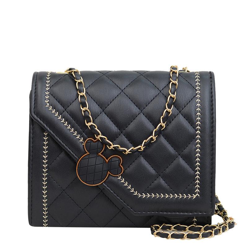 Women's New Chain Shoulder Bag Simple Casual Crossbody Bag Fashion Trendy Small Square Bag
