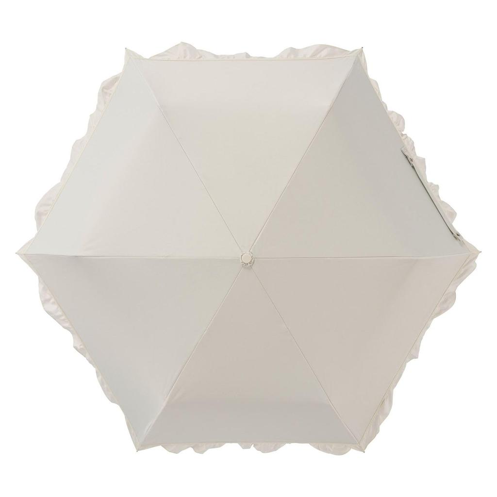 Moonbat Folding Parasol for Suitable for both sunny and rainy UV and heat Pearl [Esta] Women, days, shielding, Lamination, Frill, 31-230-30274-05,