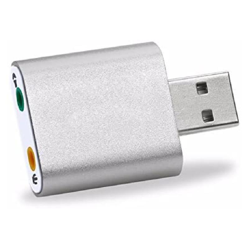 Aluminium Alloy Sound Card Lightweight for WINXP/7/8 External Sound Card Aluminium Alloy Sound Card Lightweight for WINXP/7/8 External Sound Card