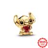 Charms Silver 925 Stitch Bead Fits 3mm Bracelet Bangle Necklace For Women Pendant Luxury DIY Jewelry Making Gift