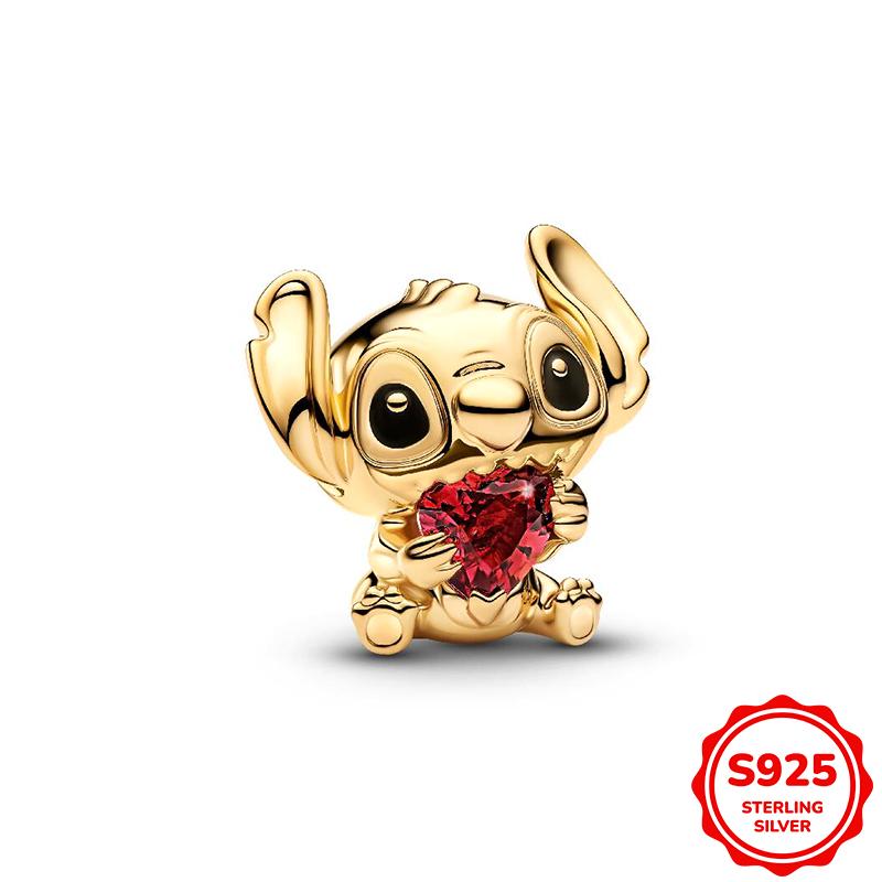 Charms Silver 925 Stitch Bead Fits 3mm Bracelet Bangle Necklace For Women Pendant Luxury DIY Jewelry Making Gift
