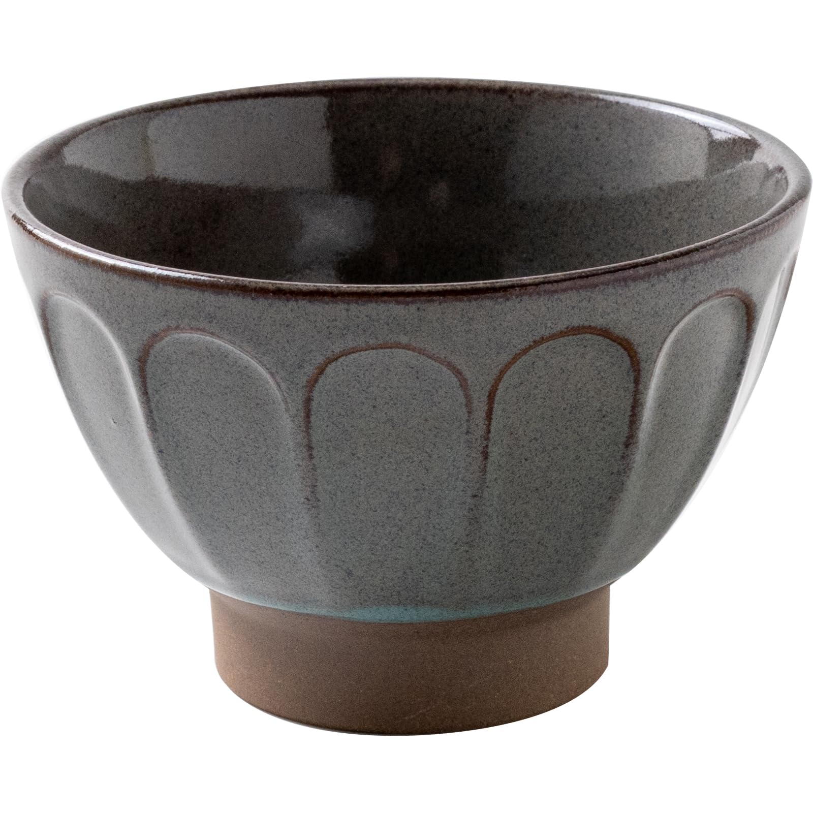 

Minoru Pottery eureka -Shinogi- 110 Tea Bowl, Light Blue