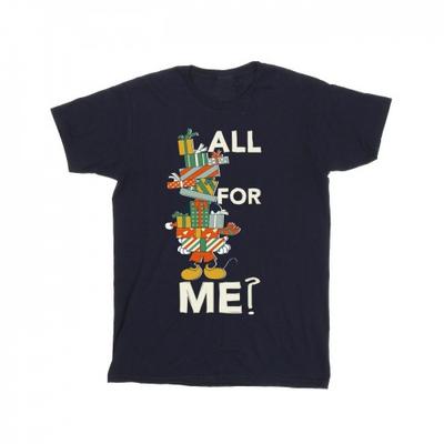 Mens Mickey Mouse Presents All For Me T-Shirt