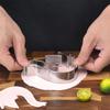 2pcs Stainless Steel Cookie Cutter Swan Party Cake Molds Biscuit Cutters Baking Tool Mould Stamp