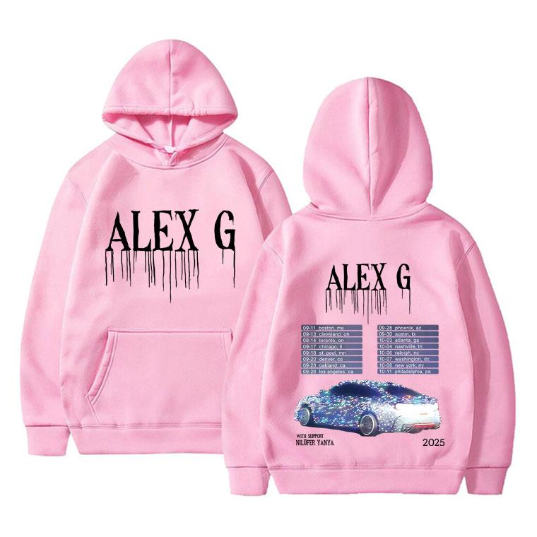 Alex G Tour 2025 Hoodie Men Women Clothing Casual Sweatshirt Men's Oversized Hooded Tracksuit Male Fashion Fleece Cotton Hoodies