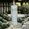 Ärmelloser nationaler Stil, neuer chinesischer Suzhou langer Cheongsam, verbesserter junger 1011 neuer Damen-High-End-Look, tägliches Tragen