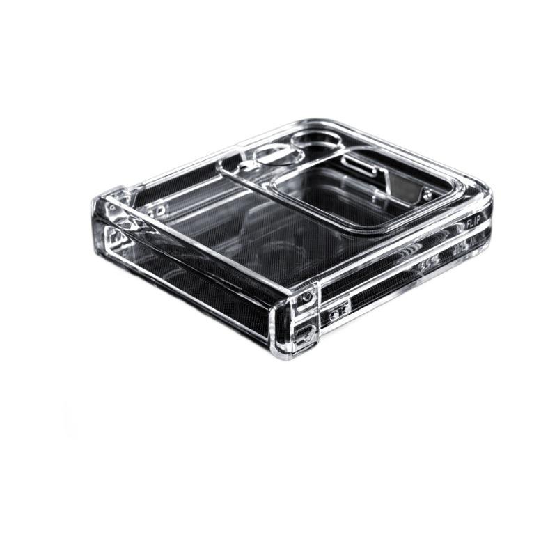Applicable, Huawei NovaFlip mobile phone case, folding transparent crystal case PC all-inclusive hinged anti-drop protective case