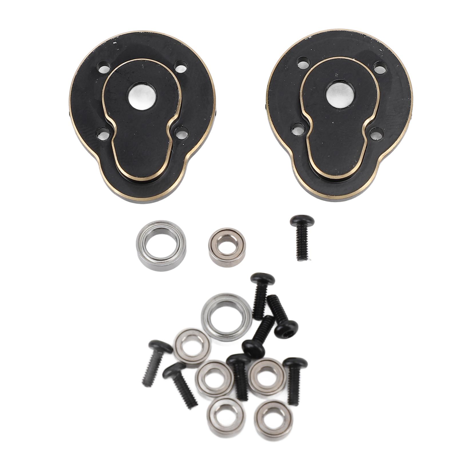 

2 шт. Противага осі передніх дверей, мідні кришки зовнішнього порталу Противага для HOBBYPLUS 1/18 4WD C