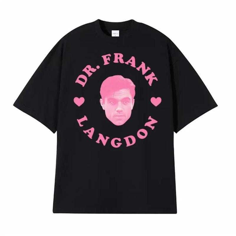 Fashion Women T-Shirt Dr. Frank Langdon Pink Heart T Shirt Men Women S