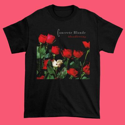 Concrete Blonde Band Short Sleeve Cotton Black Full Size Unisex Shirt AD219a Unisex T-Shirt