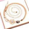 Elegant Luxury Statement Waist Chain Women Waistband Fashion Jewelry Body Chain Belts