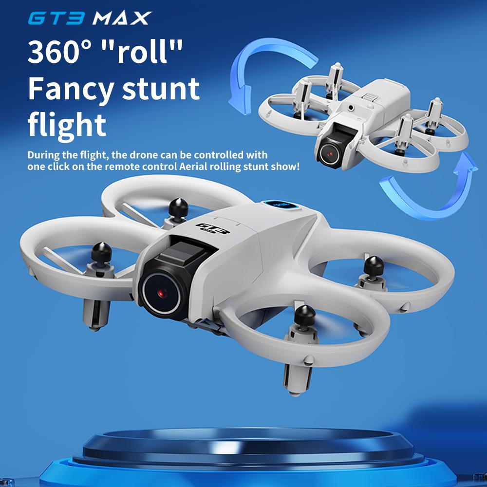 GT3 MAX Mini Drone 5G 8K GPS Fotografia aerea HD professionale Illuminazione dinamica Telecomando Velivolo Flusso ottico Quadricottero