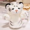 Headband Animal Hand Puppet Stuffed Tiger Plush Doll Fun Tiger Hand Puppet  Kindergarten
