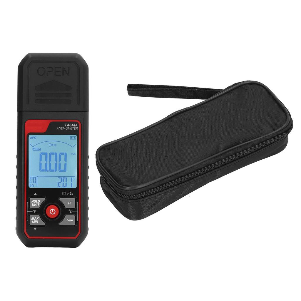 8 Blades Digital Anemometer High Accuracy Handheld Wind Speed Meter Gauge 0.06‑30.0m S