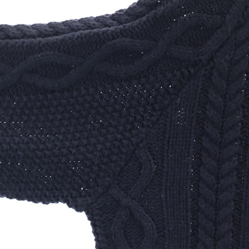 68&brothers Long Sleeve Sweater M Navy System Knit Men's Used