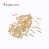 18K Gold Plated Brass Metal Texture Tube Beads 7/10MM Straight Tube Beads DIY Bracelet Necklace Making Supplies Accessories