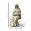 Holy Mother Shelf Sitter Figurine Spiritual Comfort Desk Companion HandPainted Mary