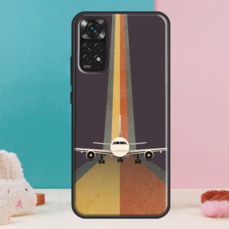 Airplane Travel Case For Xiaomi Redmi Note 14 13 Pro 12 11 9 10 9S 10S 11S 12S Redmi 14C 13C 10C 12C Cover