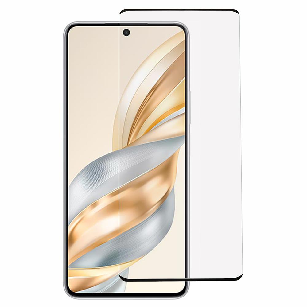 

For Honor X60 5G Screen Protector Silk Printing Full Glue Tempered Glass Screen Film Type A