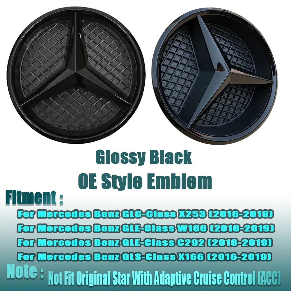 

Car Sticker For Mercedes Benz Silver Border Newest 3D Style Emblem For Mercedes Benz GLC X253 GLE W166 C292 GLS X166 OE Style Em