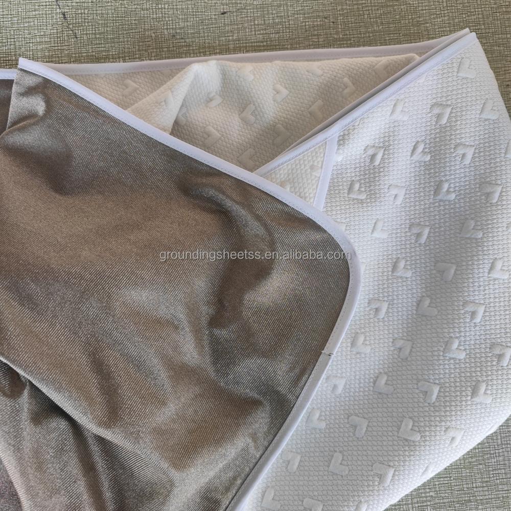 BLOCK EMF Premium EMF Shielding Blanket Silver Fiber& Cotton Blocks Radiation Signals & Anti-Static 75x75cm