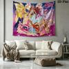 Winx Wall Tapestry Aesthetic Wall Hanging Printed Fabric Blanket Decorative Tapestries for Bedroom Living Room Home Decor
