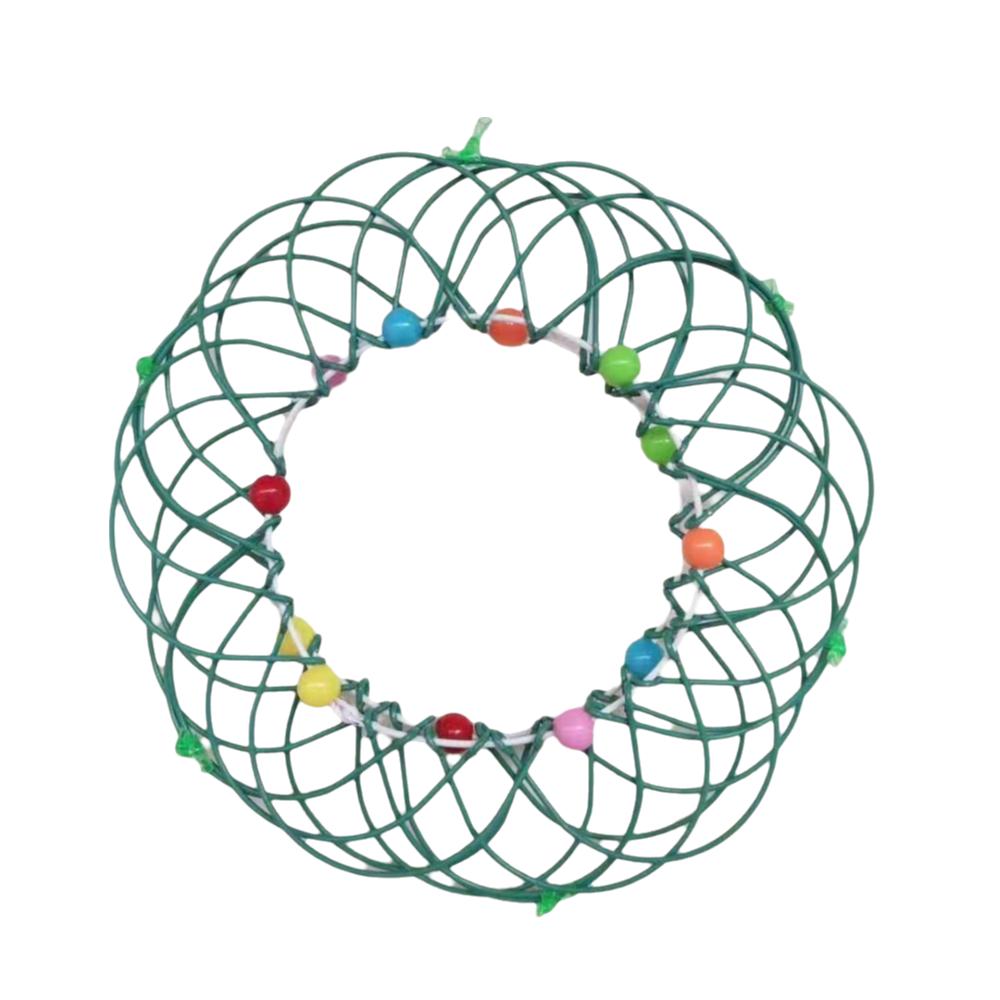 Changes Molds Magic Mandala Flower Basket Magic Hoop Toy Handmade Wire Toy Creative Finger Toys