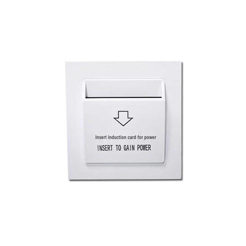 40A Hotel Card Key Power Switch with High/Low-Frequency Induction & Delay for Room Access - New Model