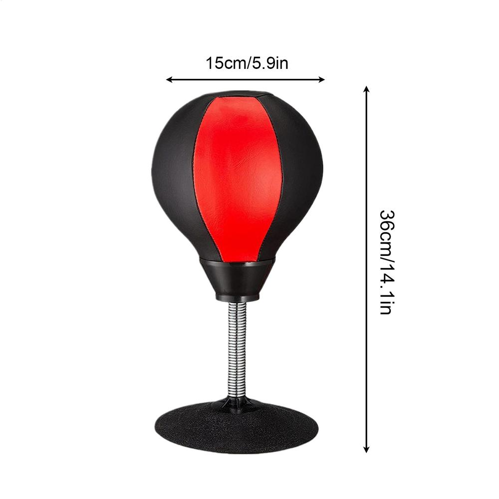 Desktop Boxing Ball Have Suction Cup Desk Punching Bag Boxing Equipment Kids and Adults Stress Relief Boxing Practice Exercise