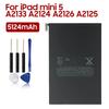 Rechargeable Lithium Battery For iPad Mini 5 iPad Mini5 A2133 A2124 A2126 A2125 A2114 Tablet Battery 5124mAh