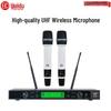 HuiDu HD-809 Professional Dual Wireless Handheld Microphone System (CN Version)